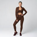 Lepea™ Tracksuit set (tank top, leggings and short zip-up jacket)