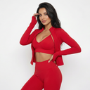 Lepea™ Tracksuit set (tank top, leggings and short zip-up jacket)