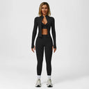 BAD CLOTHING™ Tracksuit set (tank top, leggings and short zip-up jacket)