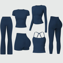 Two-piece set (long/short-sleeved T-shirt or tank top + sports and yoga shorts) - BAD CLOTHING™