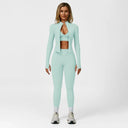 BAD CLOTHING™ Tracksuit set (tank top, leggings and short zip-up jacket)