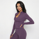 Lepea™ Tracksuit set (tank top, leggings and short zip-up jacket)