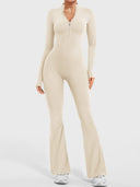 Zipper Cloud-Sensitive Long-Sleeve Yoga Jumpsuit - BAD CLOTHING™